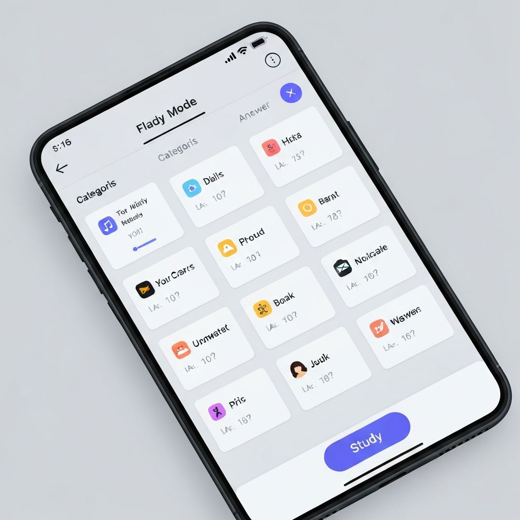 FlushCards App Interface